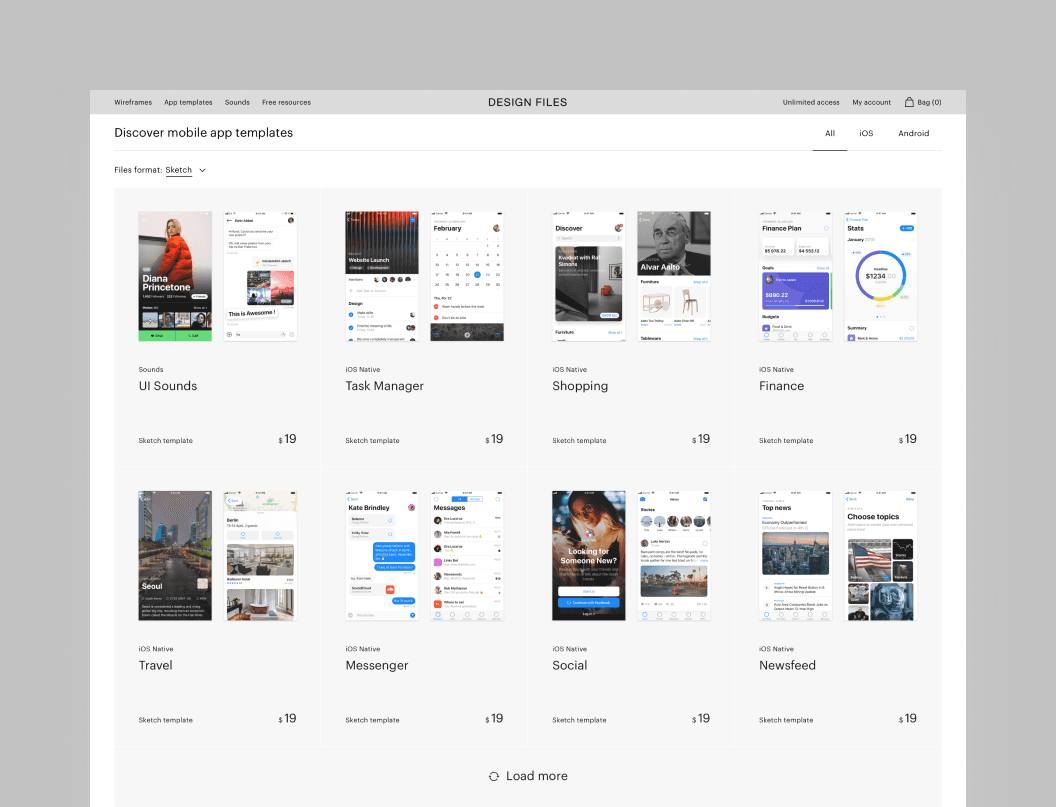 Launching the first marketplace of UI kits