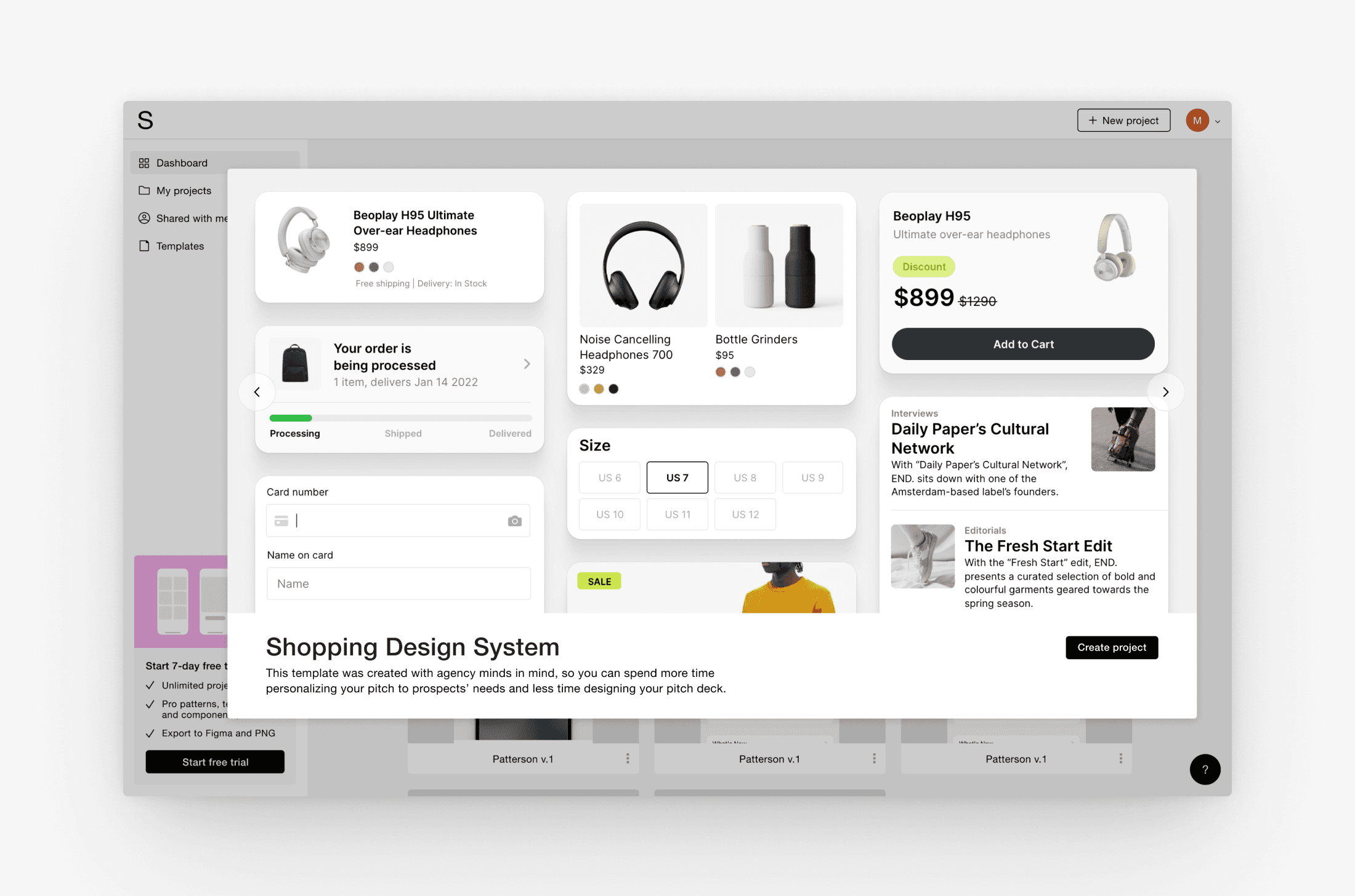 Stage Shopping Design System